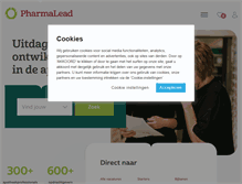 Tablet Screenshot of pharmalead.nl